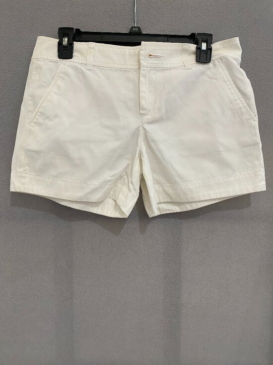 Lilly Pulitzer Pants - Lilly Pulitzer White Cotton Shorts Size 4 Classic Preppy Summer Casual
